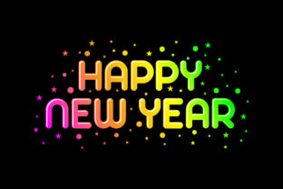 Download Happy New Year Text Vector Illustration - Year Collection