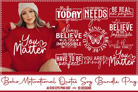 Download Boho Motivational Quotes Svg Bundle Png - Boho motivational Collection