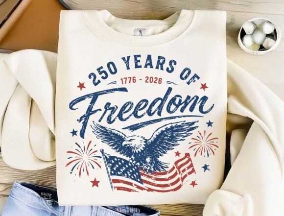 Download USA 250 Years of Freedom PNG - Year Collection