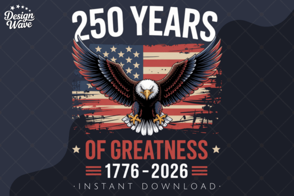 Download 250 Years of Greatness USA PNG - Year Collection