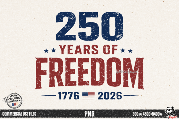 Download 250 Years of Freedom 1776-2026 America - Year Collection