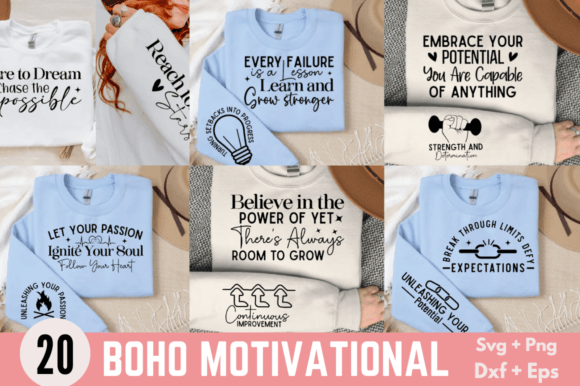 Download BOHO Motivational Svg Bundle - Boho motivational Collection