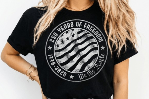 Download 250 Years of USA Freedom T-shirt Design - Year Collection